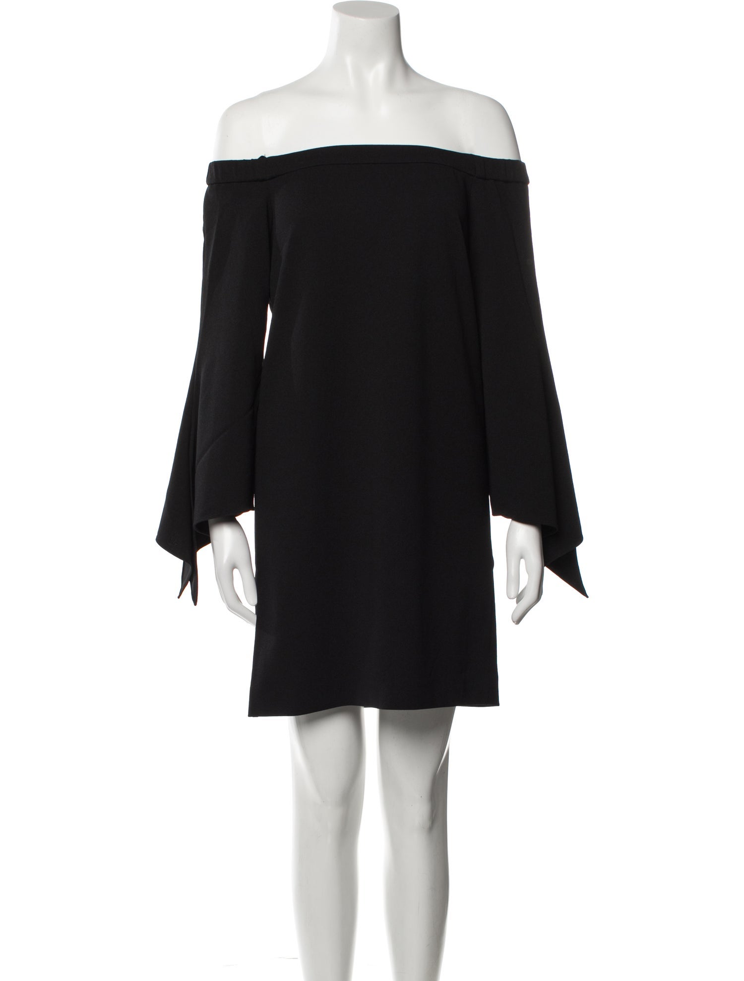 Tibi Off-The-Shoulder Mini Dress