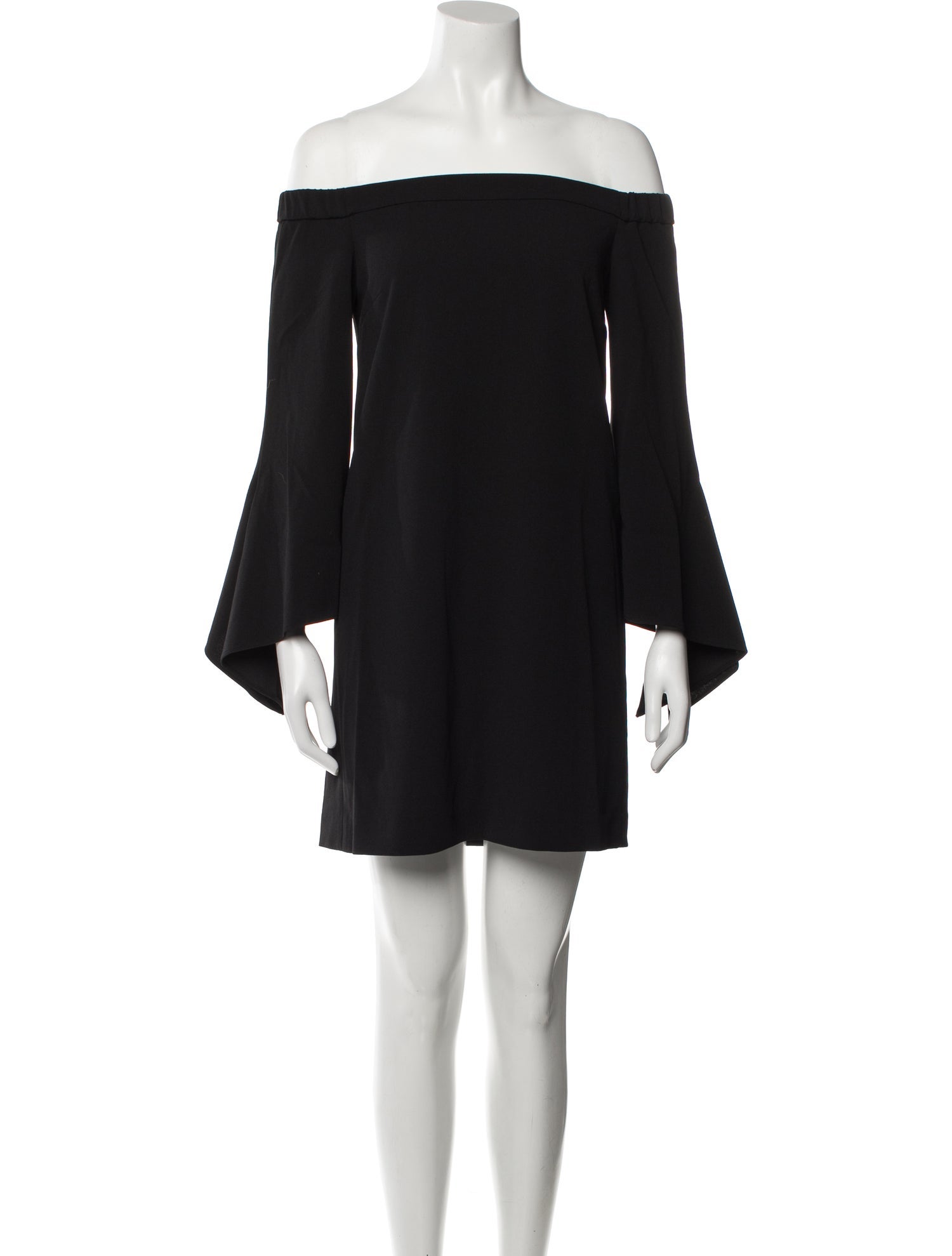 Tibi Off-The-Shoulder Mini Dress