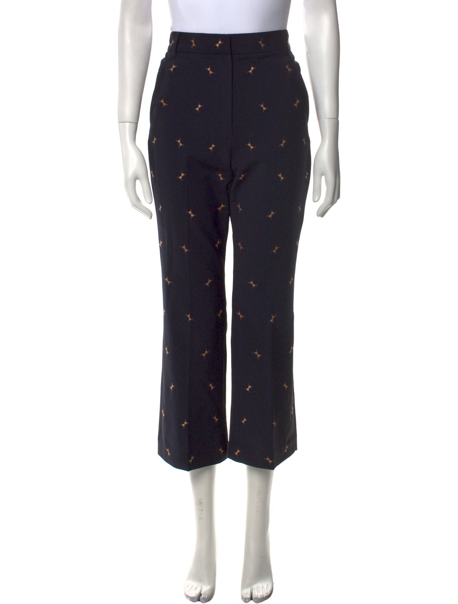 Tibi Printed Wide Leg Pants