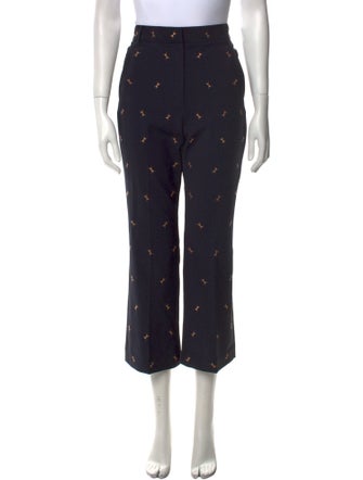 Tibi Printed Wide Leg Pants