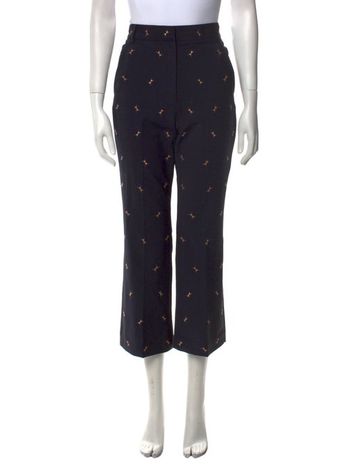 Tibi Printed Wide Leg Pants