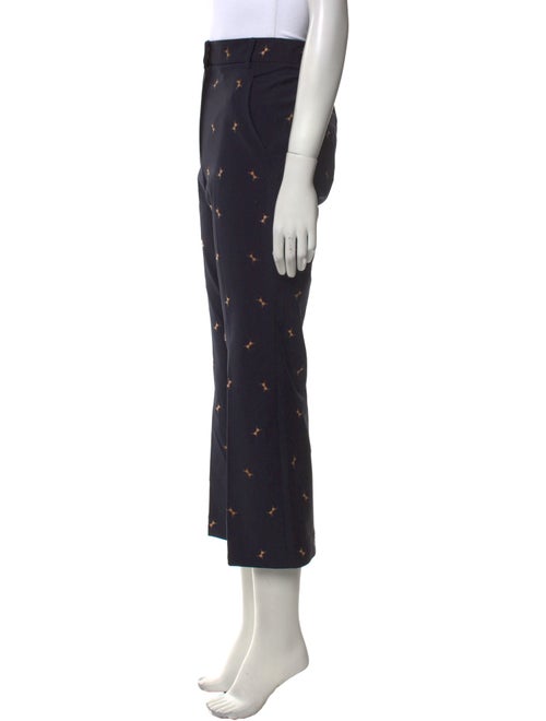 Tibi Printed Wide Leg Pants
