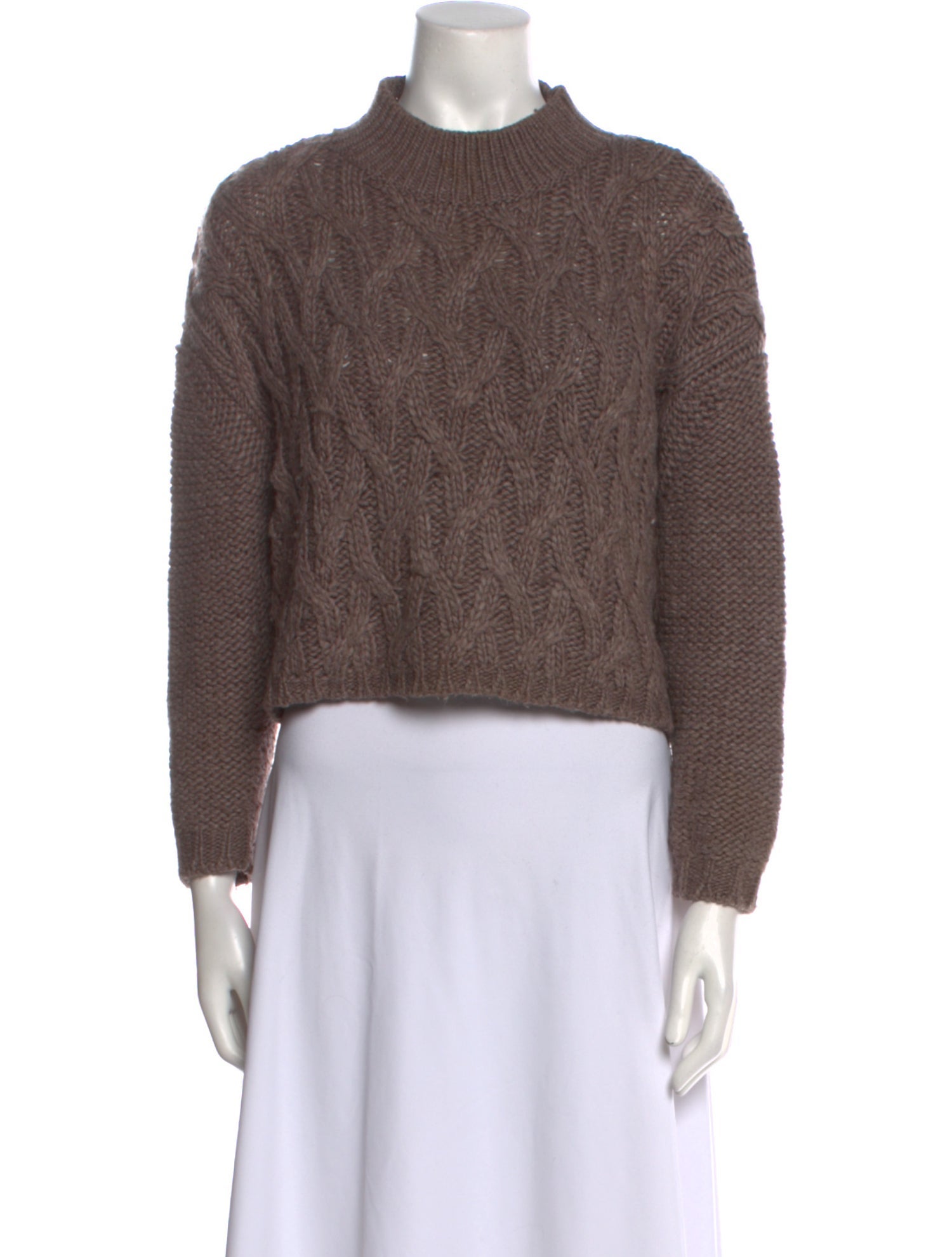 Tibi Mock Neck Sweater