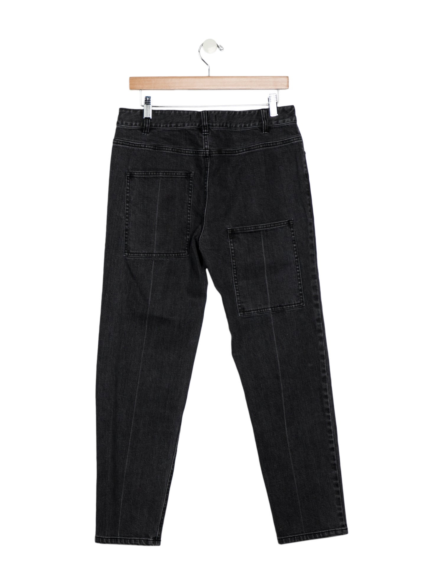 Tibi Mid-Rise Straight Leg Jeans
