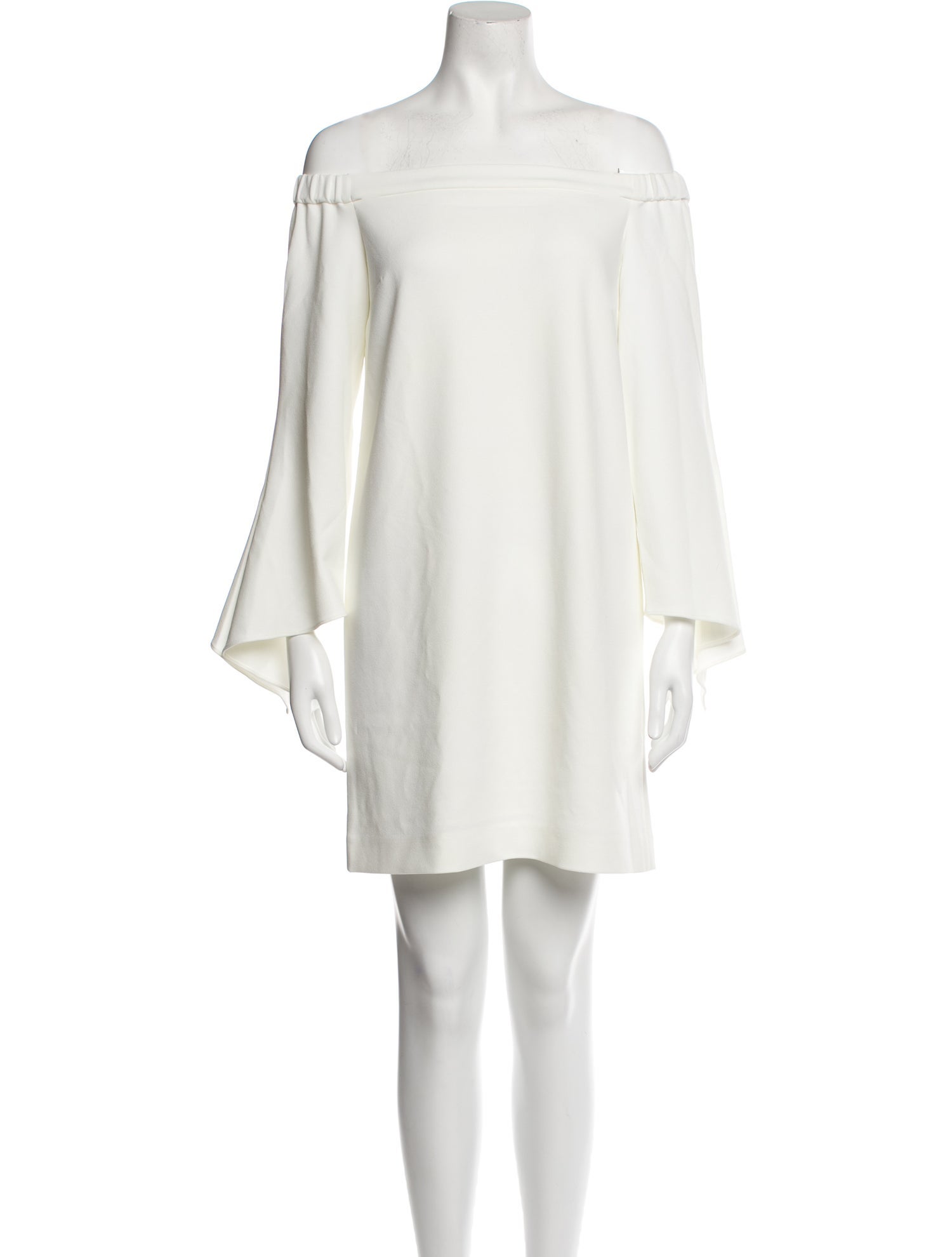 Tibi Off-The-Shoulder Mini Dress