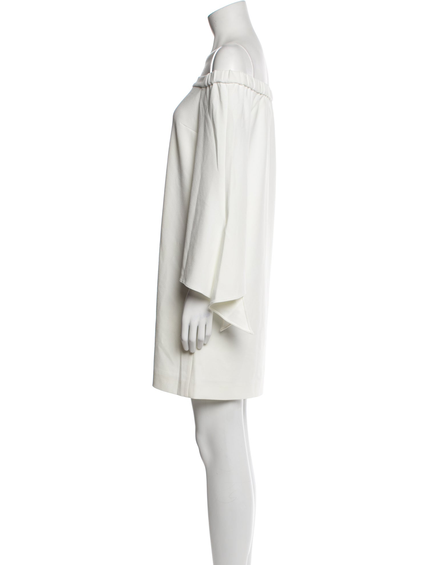 Tibi Off-The-Shoulder Mini Dress