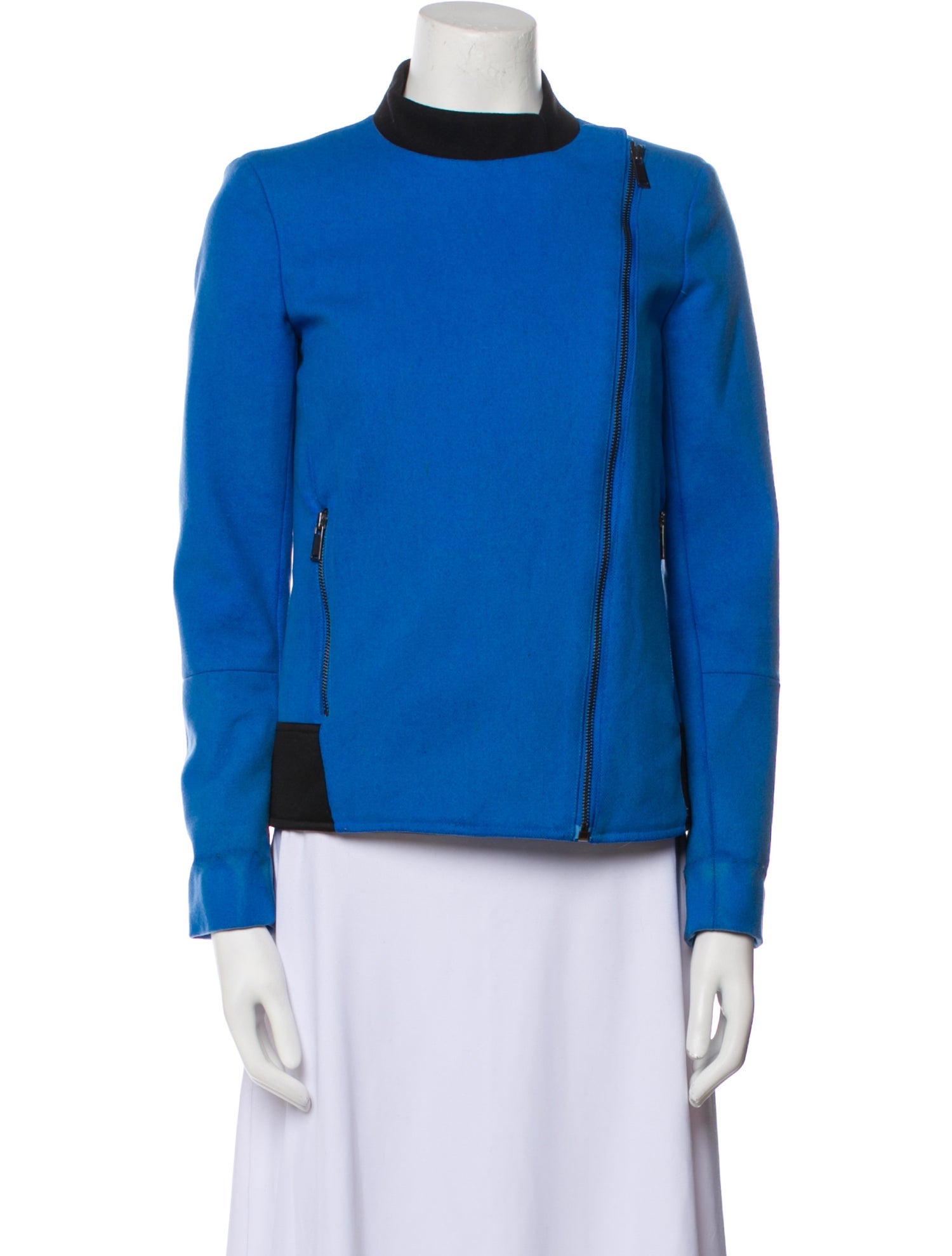 Tibi Virgin Wool Biker Jacket