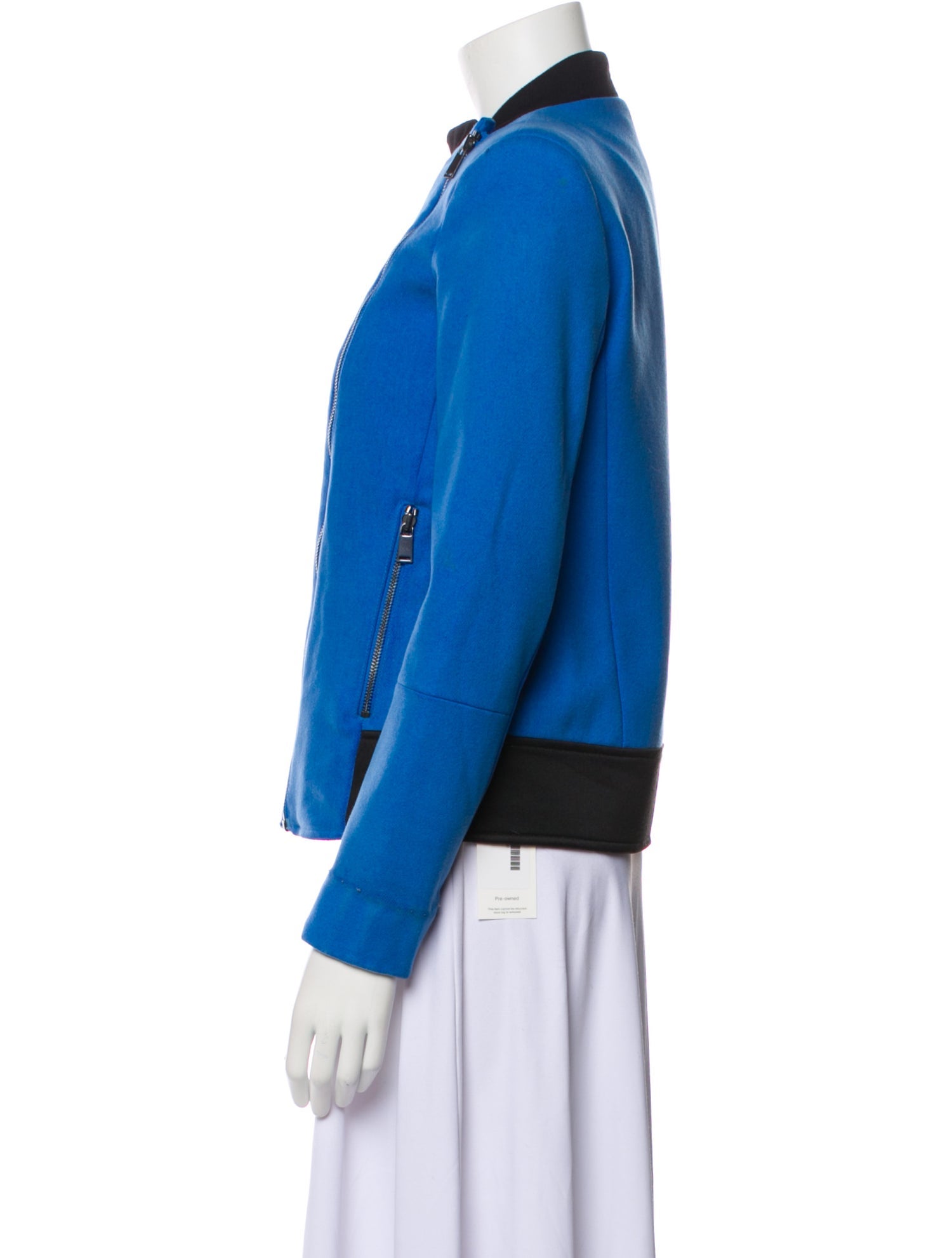 Tibi Virgin Wool Biker Jacket