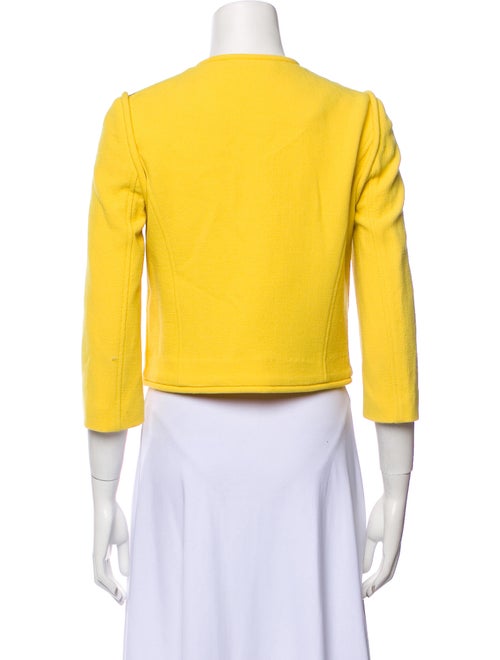 Tibi Virgin Wool Striped Evening Jacket