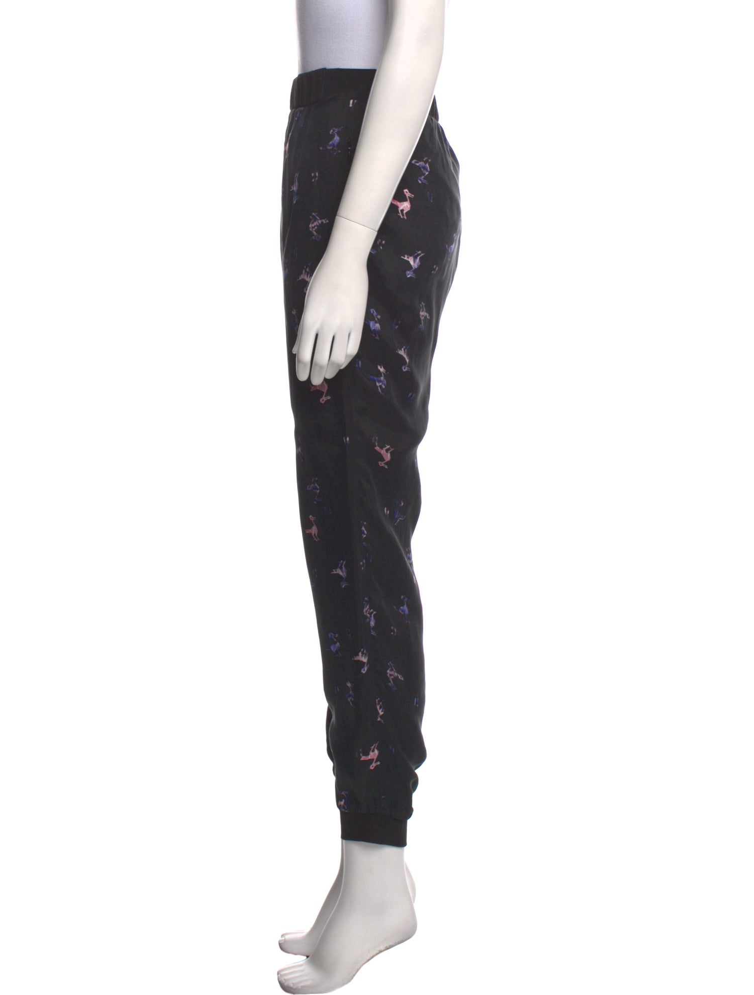 Tibi Printed Skinny Leg Pants