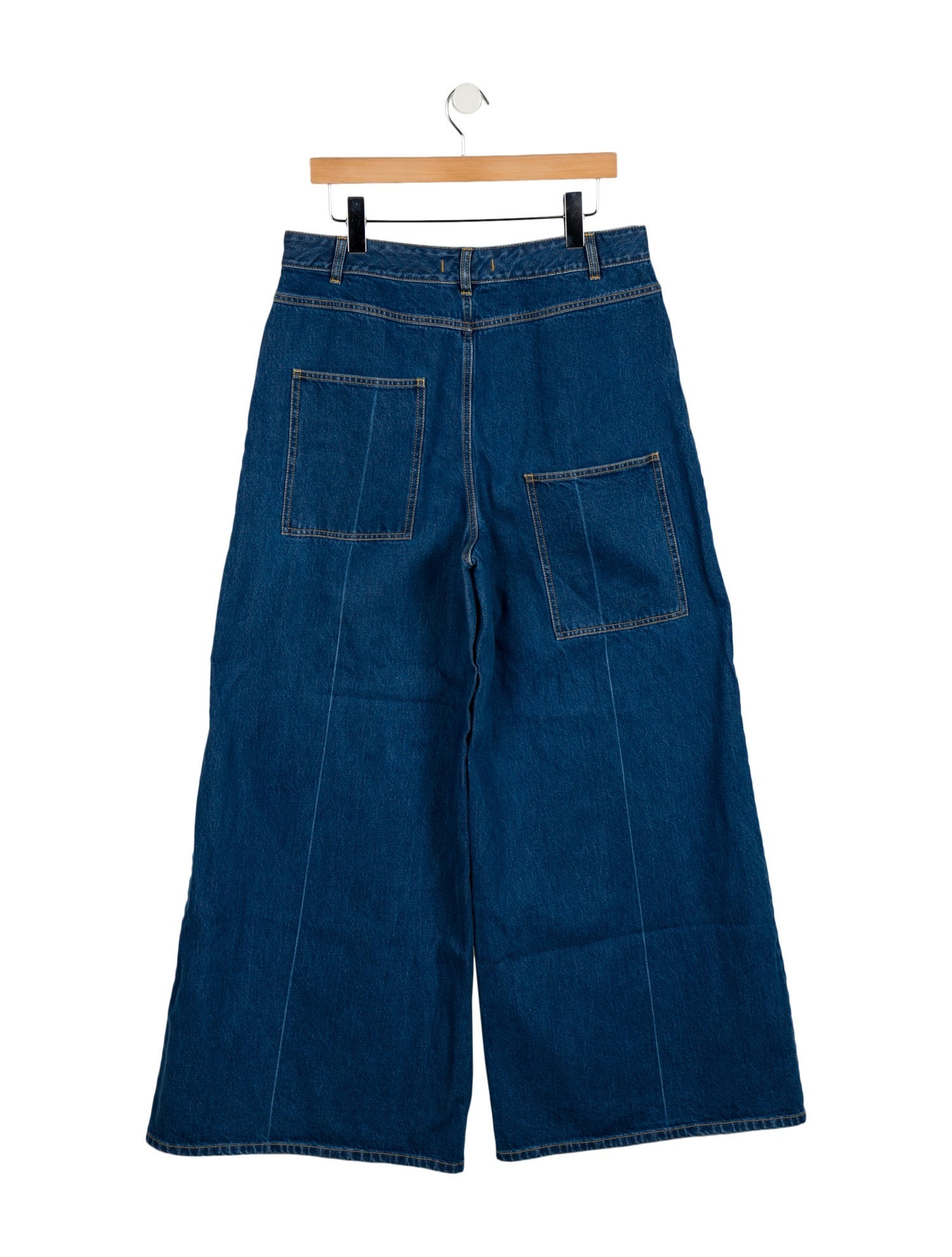 Tibi High-Rise Wide Leg Jeans