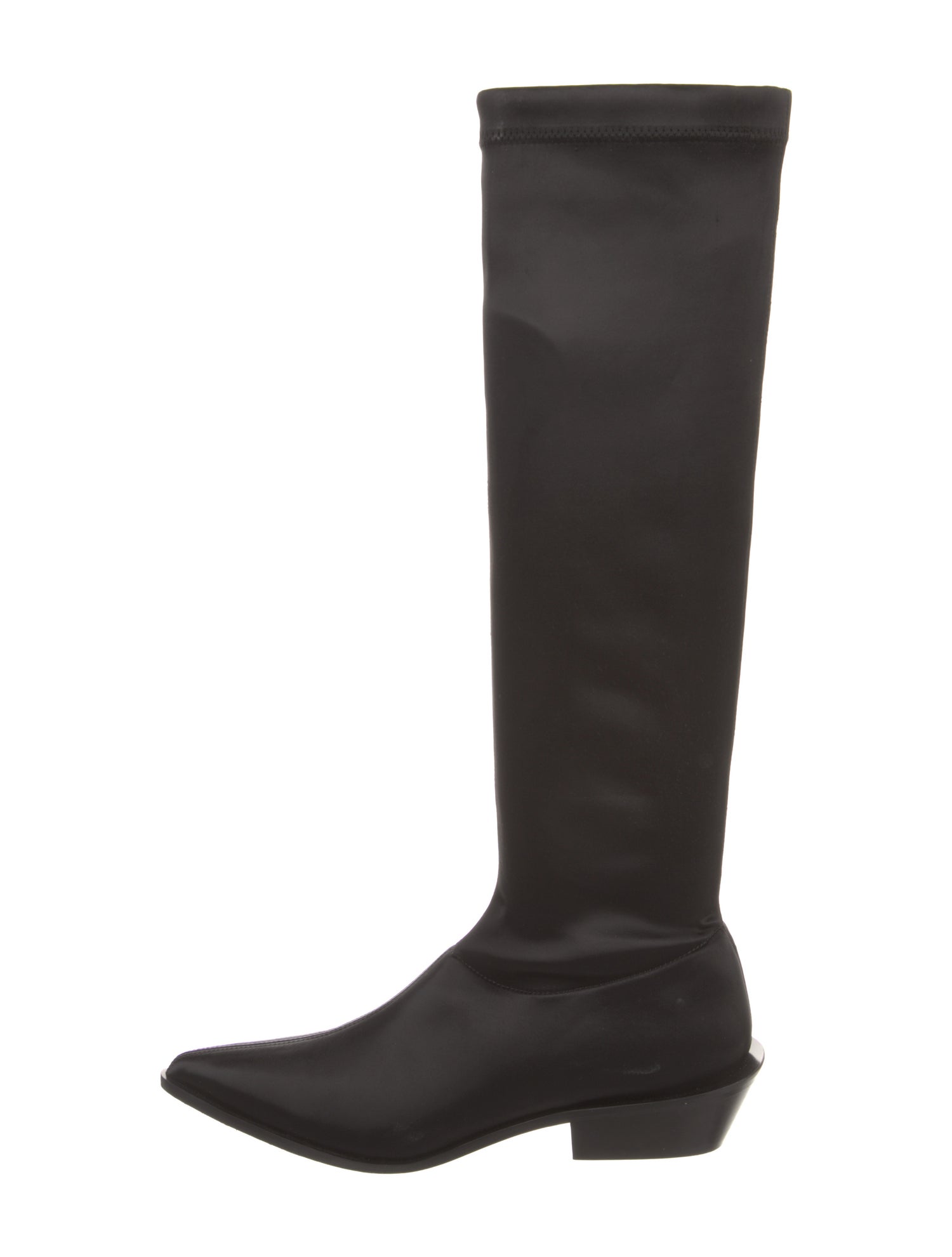 Tibi Satin Riding Boots