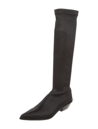 Tibi Satin Riding Boots