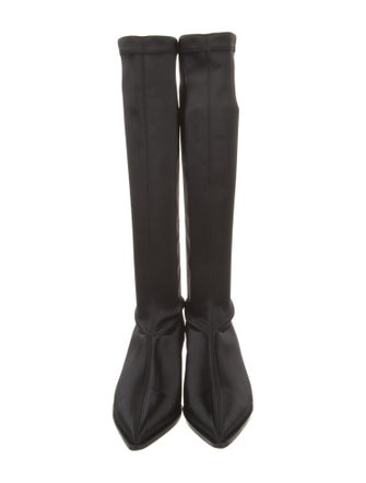Tibi Satin Riding Boots