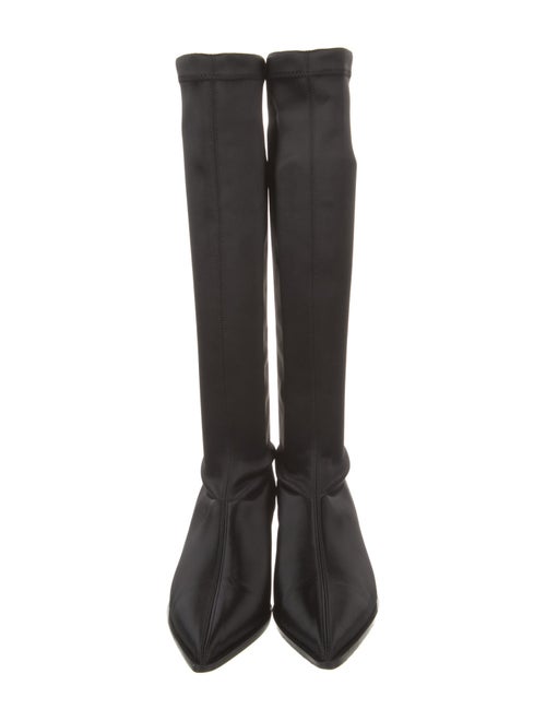 Tibi Satin Riding Boots