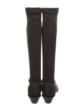 Tibi Satin Riding Boots
