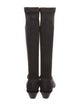 Tibi Satin Riding Boots
