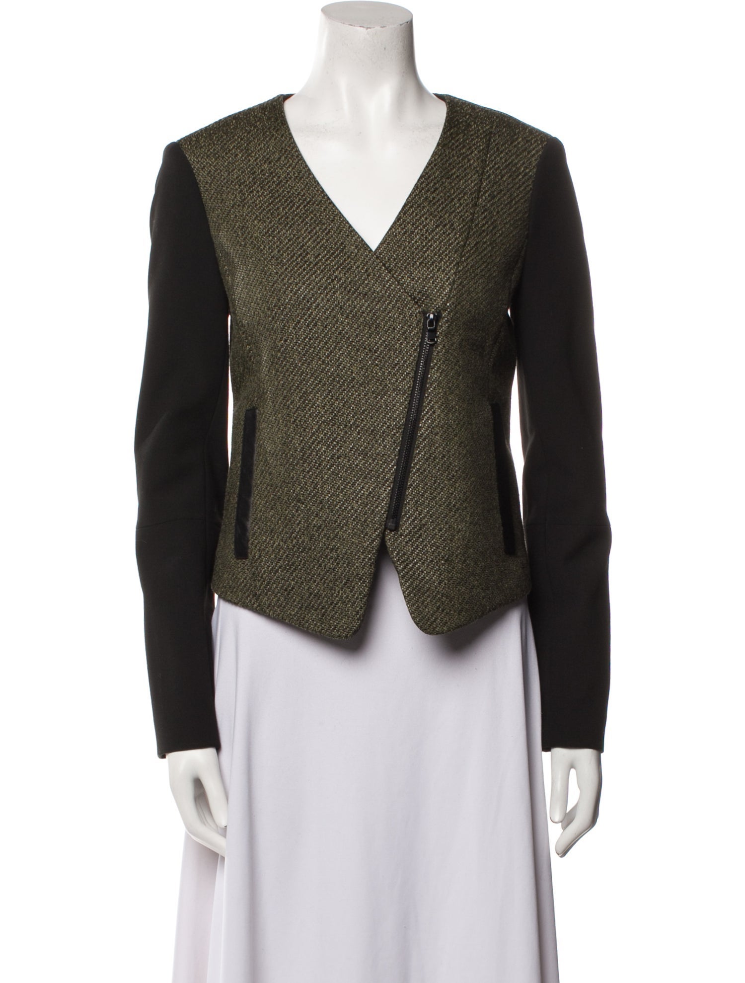 Tibi Tweed Pattern Jacket
