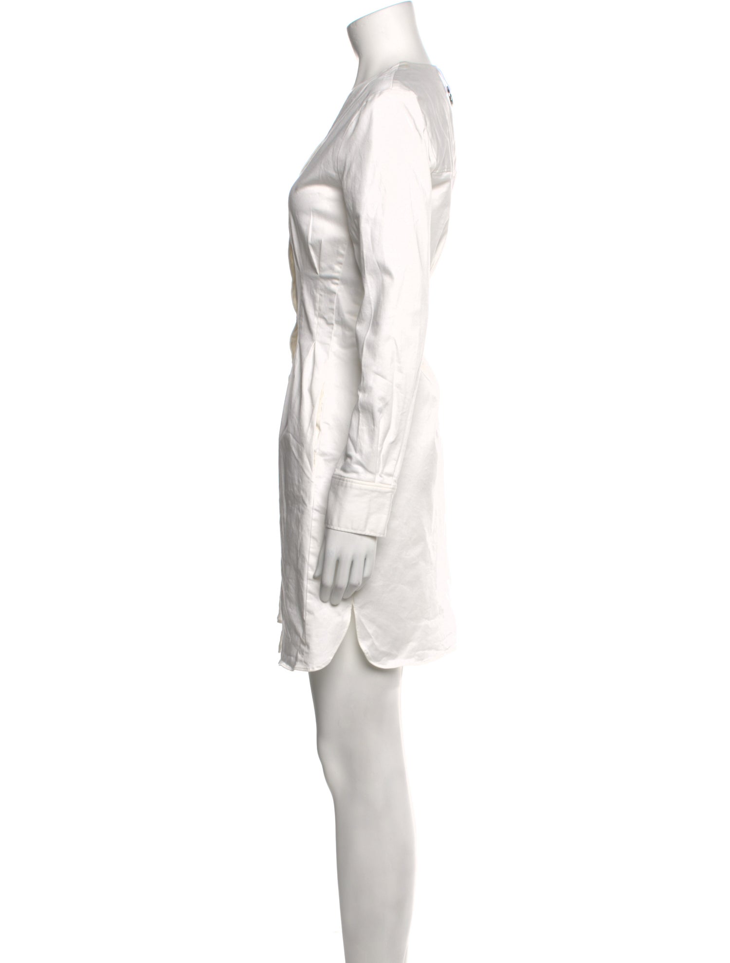 Tibi V-Neck Mini Dress w/ Tags