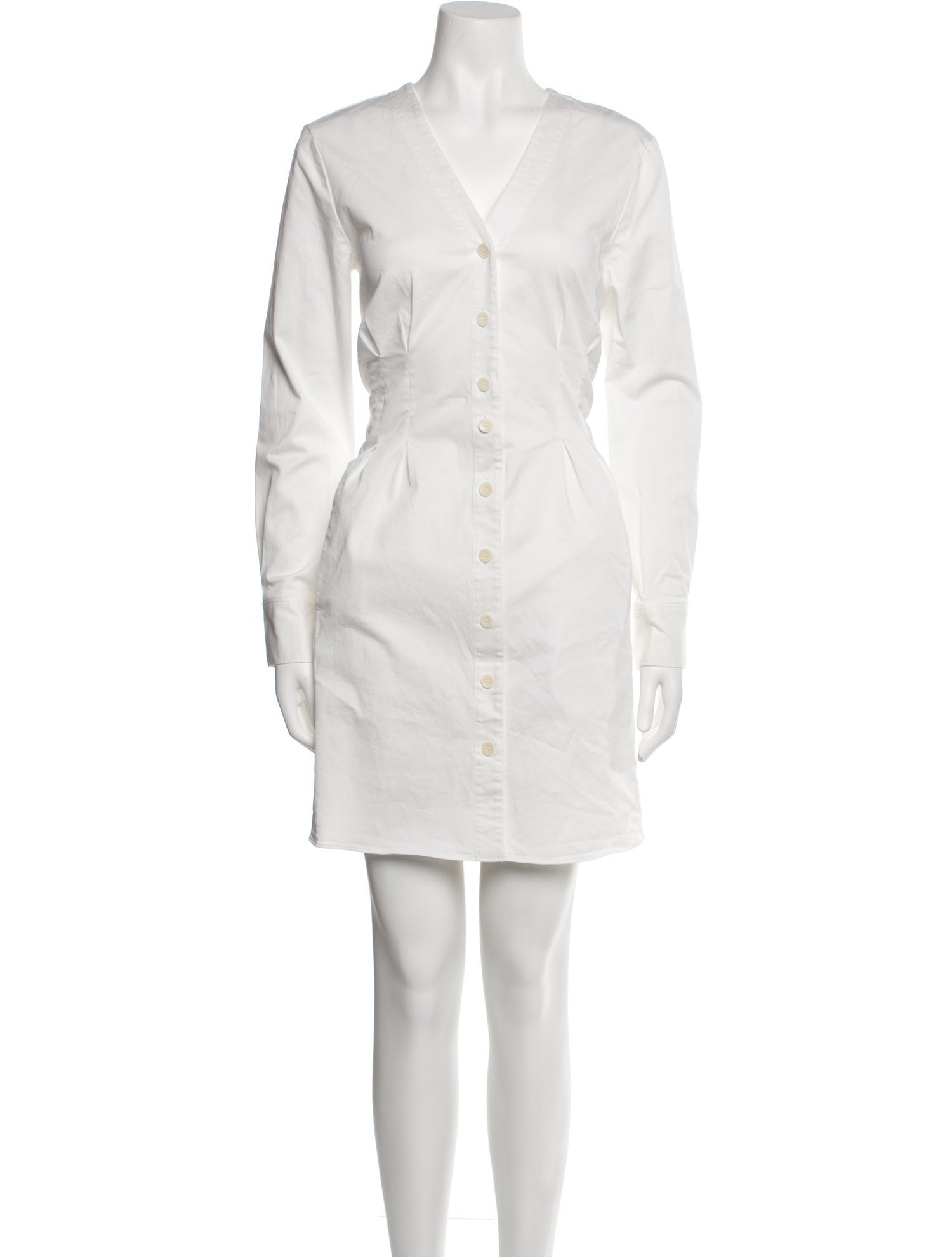 Tibi V-Neck Mini Dress