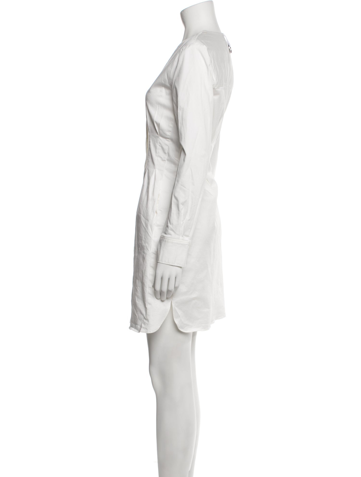 Tibi V-Neck Mini Dress