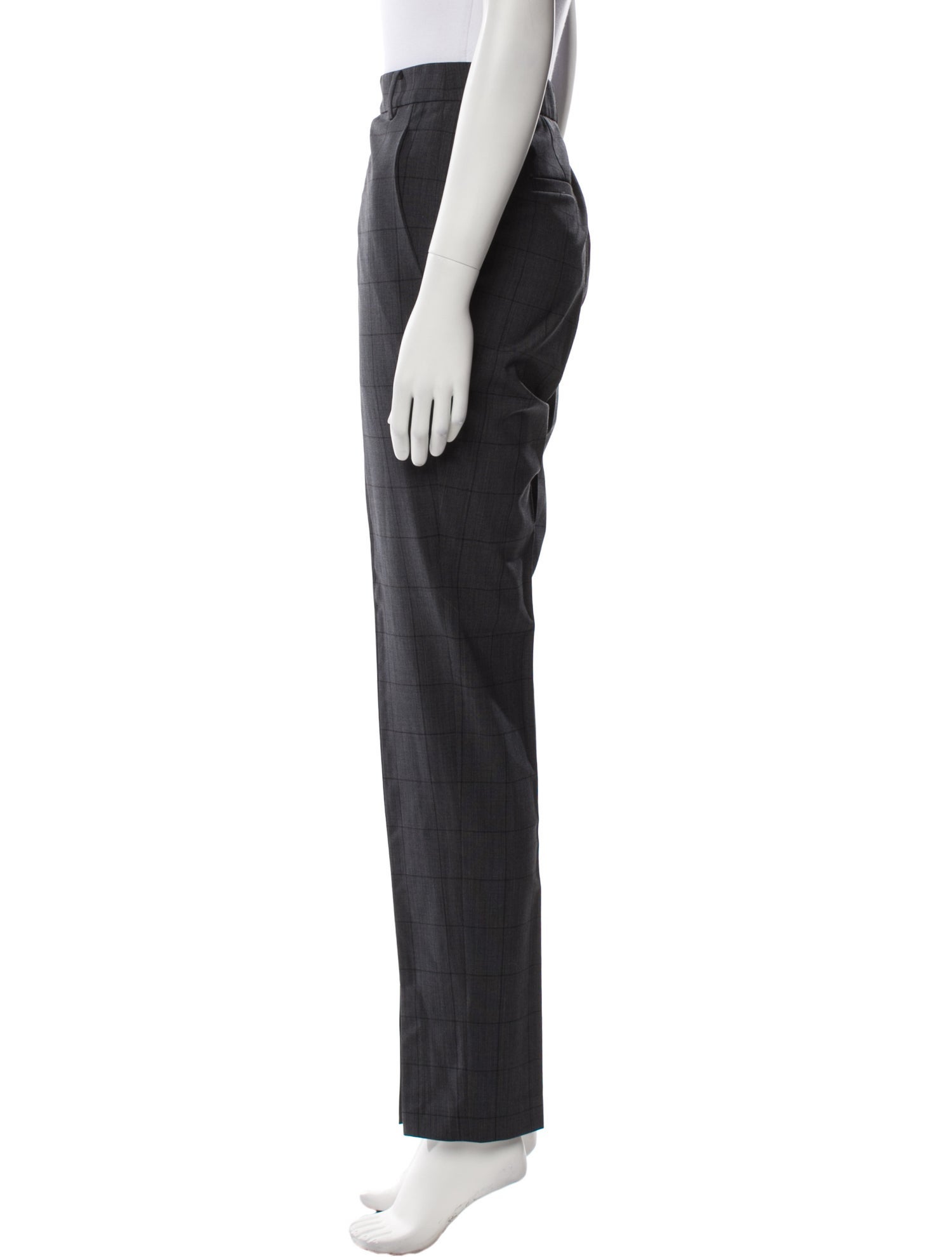 Tibi Wool Straight Leg Pants
