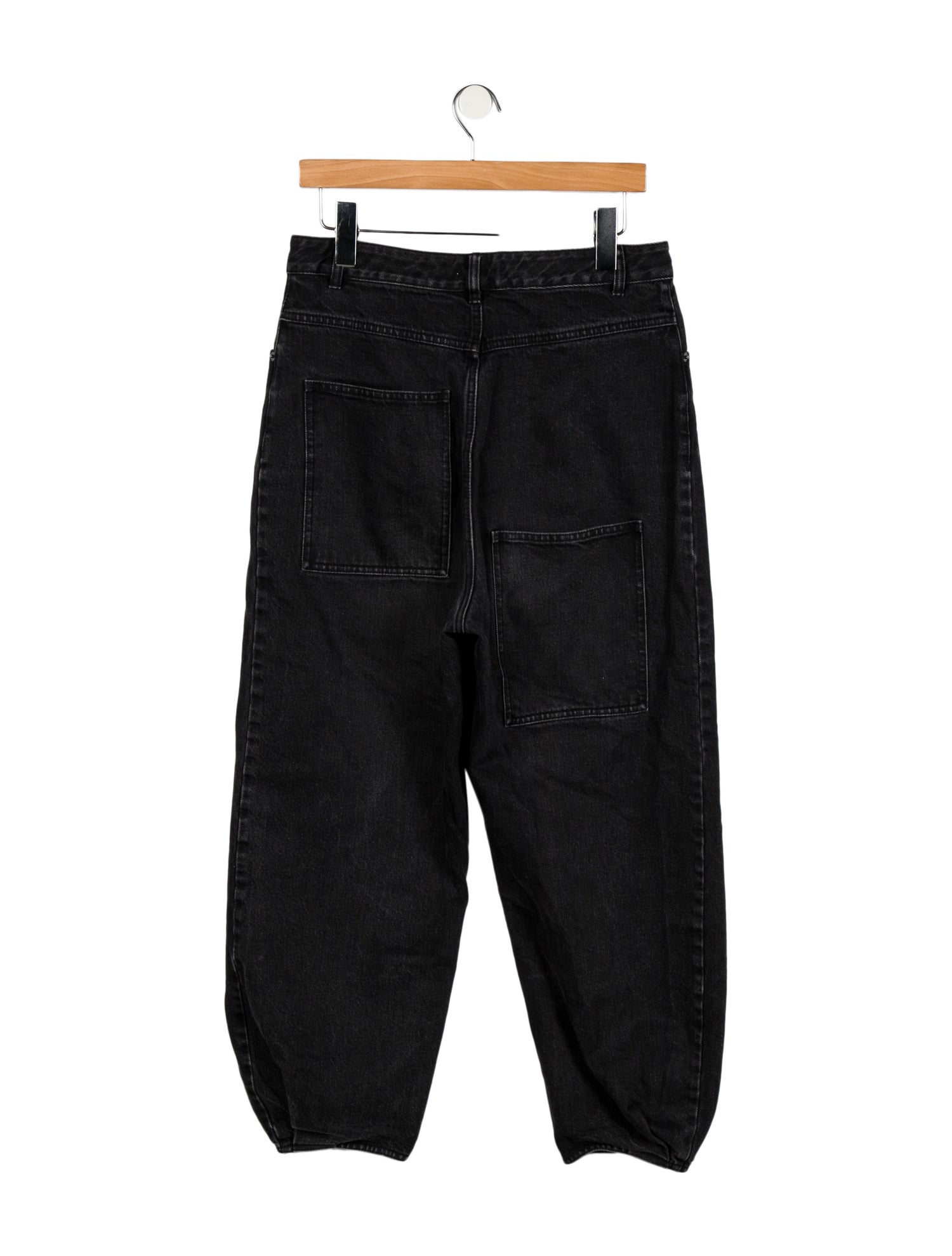 Tibi High-Rise Straight Leg Jeans