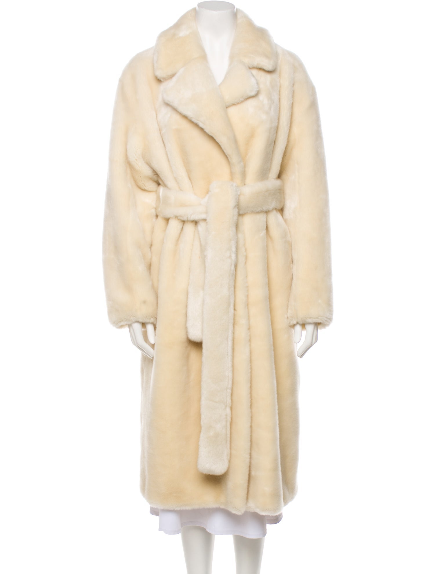 Tibi Faux Fur Coat