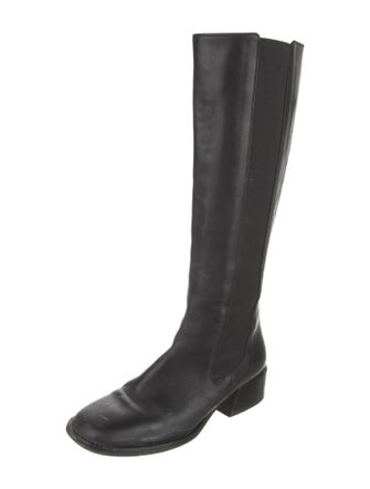 Tibi Leather Riding Boots