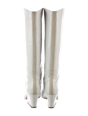 Tibi Leather Riding Boots