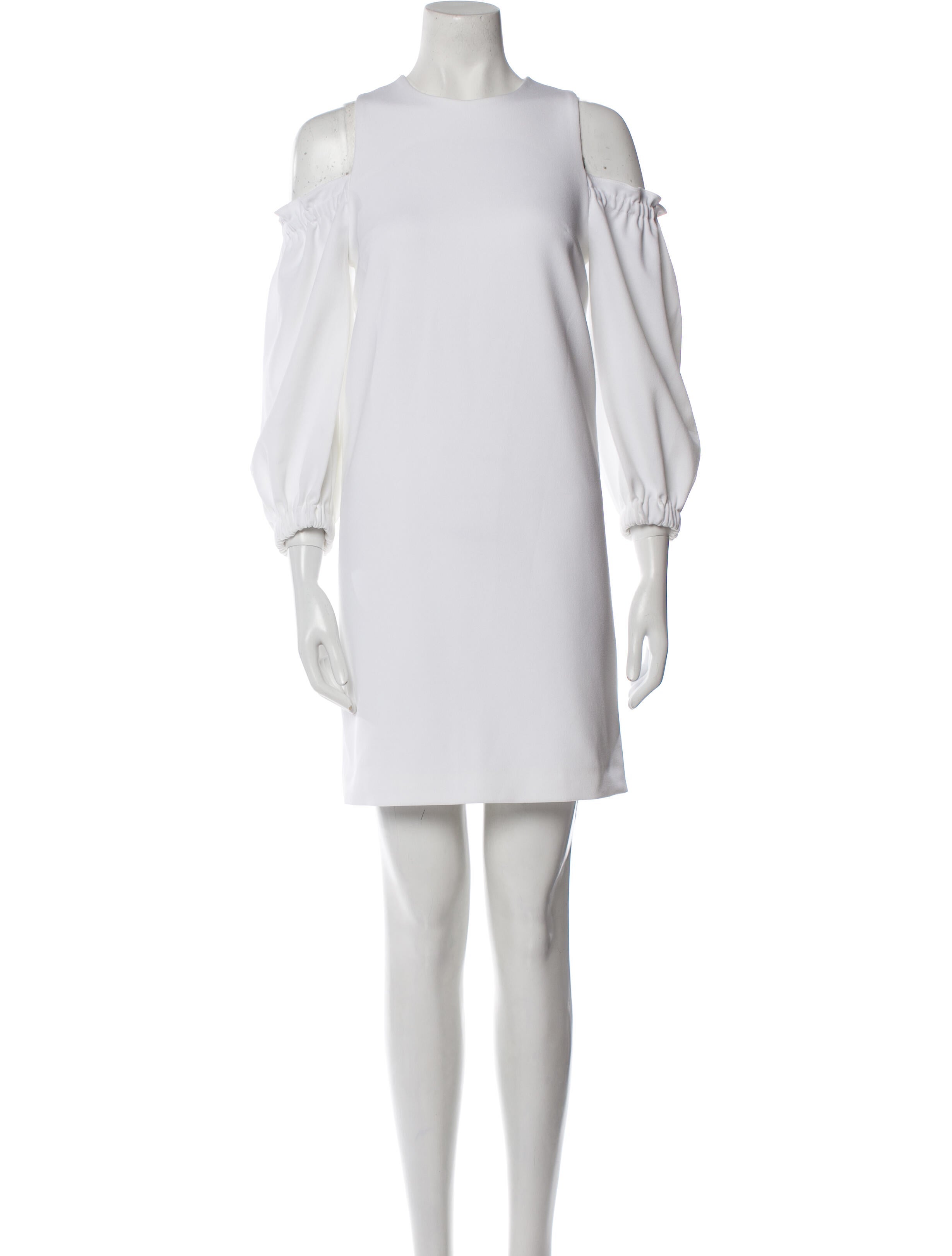 Tibi Crew Neck Mini Dress