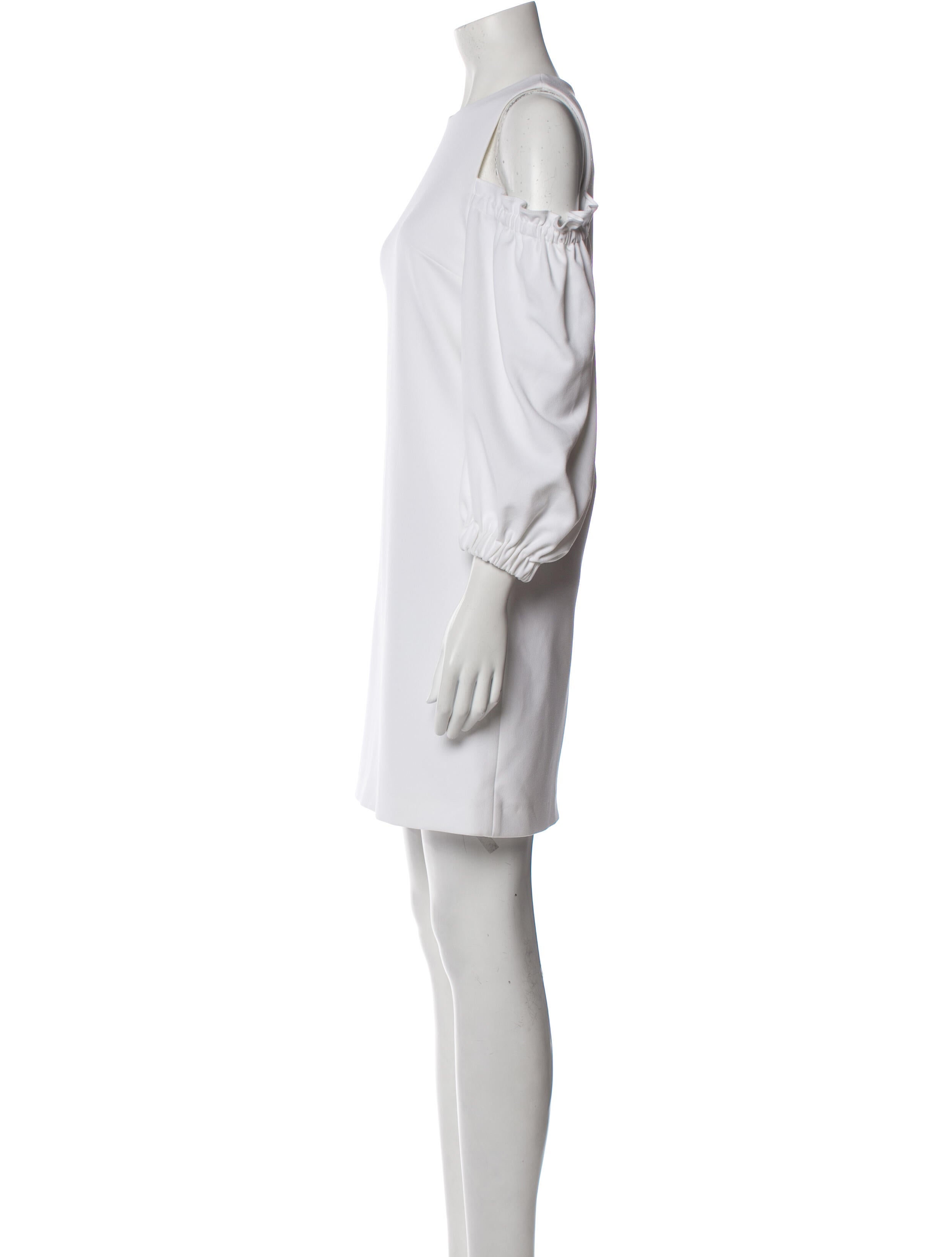 Tibi Crew Neck Mini Dress