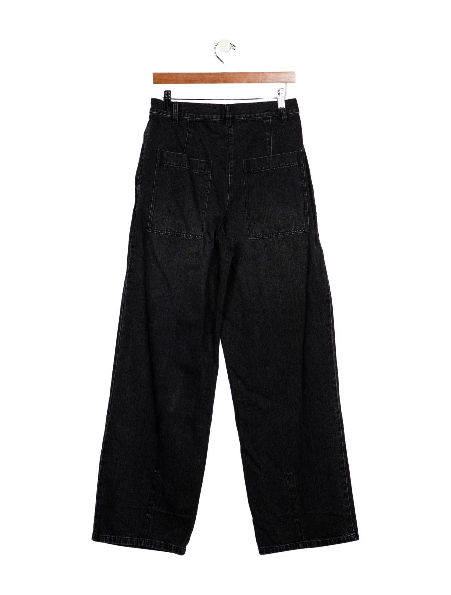 Tibi High-Rise Wide Leg Jeans