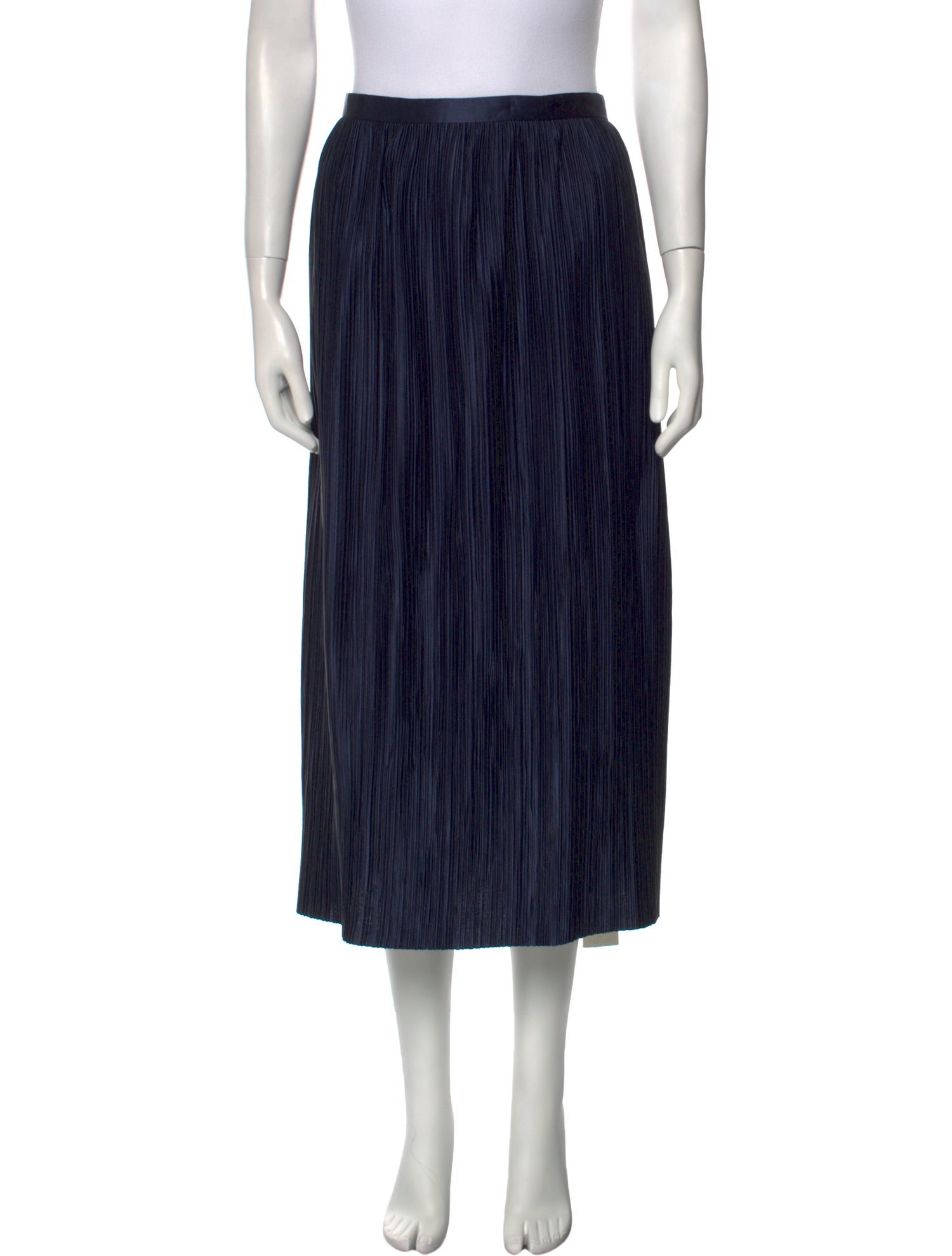 Tibi Striped Midi Length Skirt