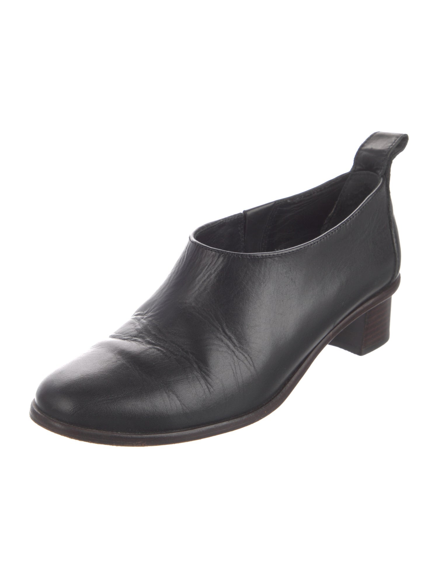 Tibi Leather D'Orsay Pumps