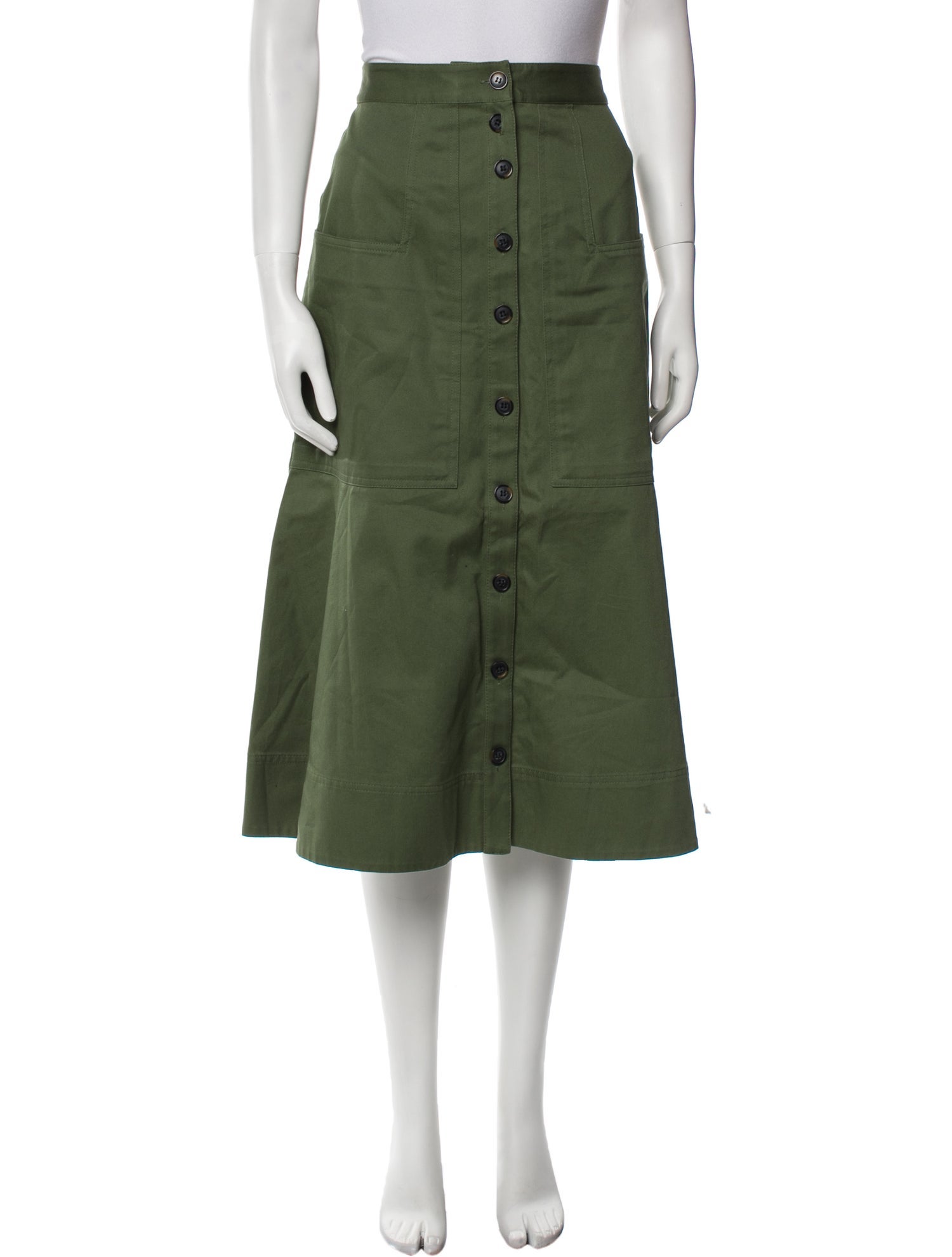 Tibi Midi Length Skirt