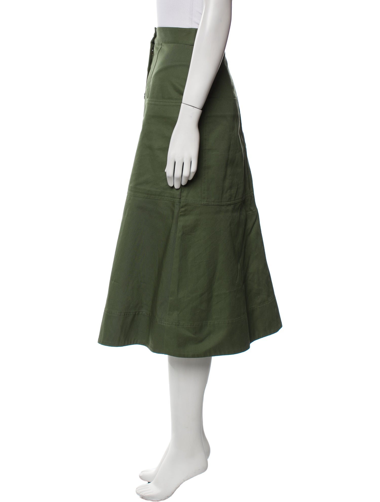 Tibi Midi Length Skirt