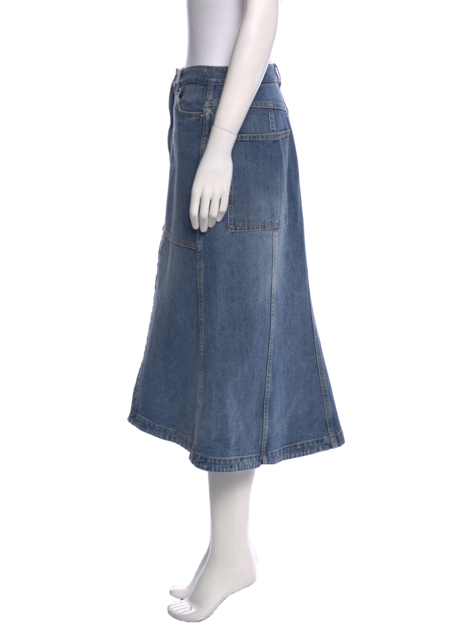 Tibi Midi Length Skirt