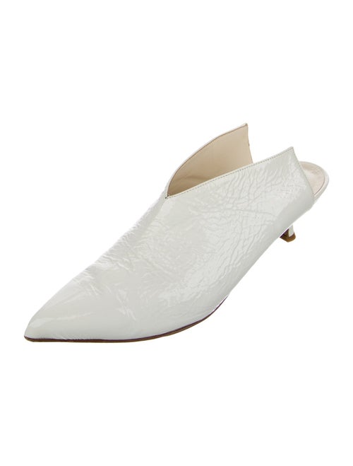 Tibi Patent Leather Mules