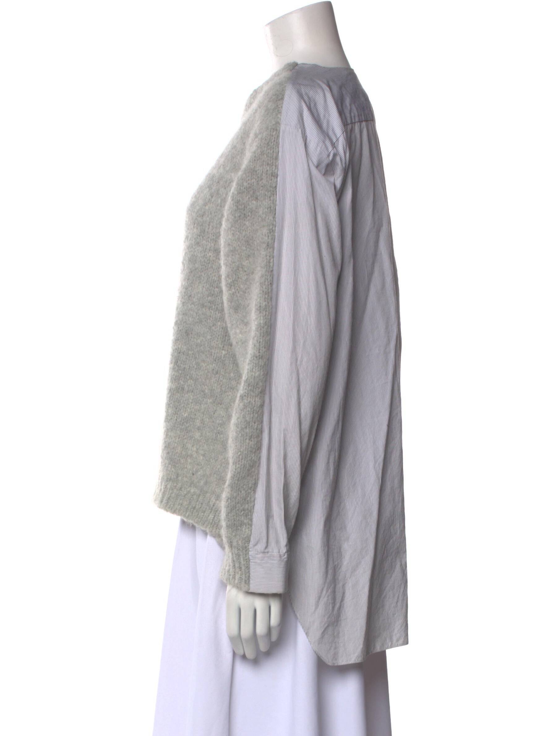 Tibi Crew Neck Sweater