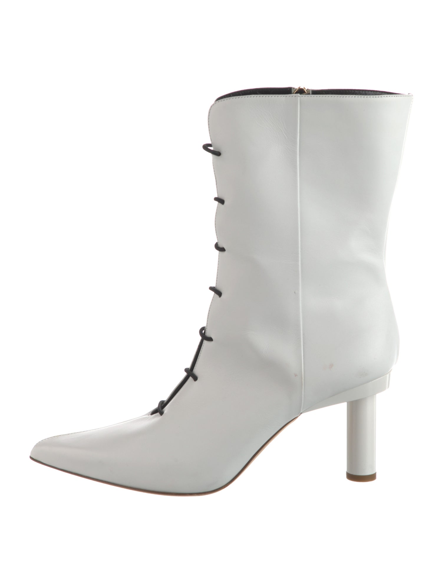 Tibi Leather Lace-Up Boots