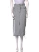 Tibi Cutout Accent Midi Length Skirt