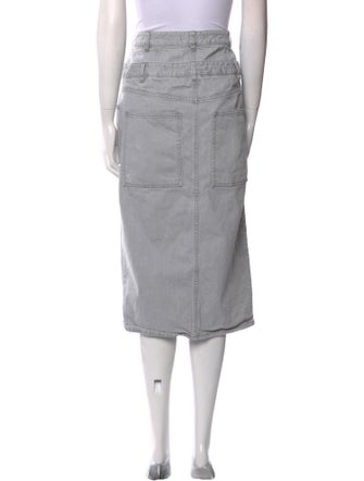 Tibi Cutout Accent Midi Length Skirt