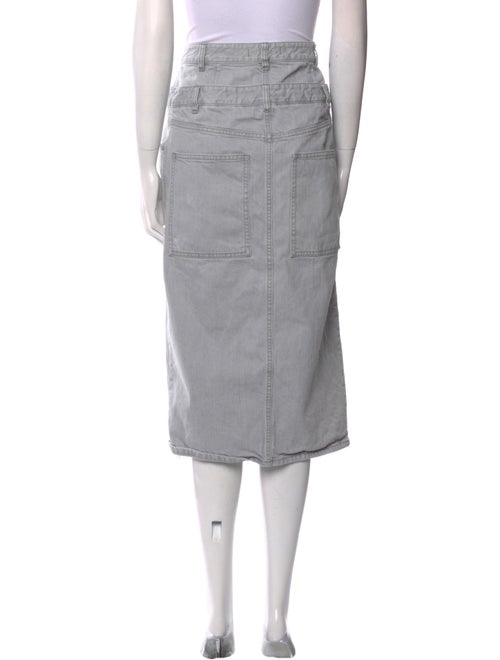 Tibi Cutout Accent Midi Length Skirt