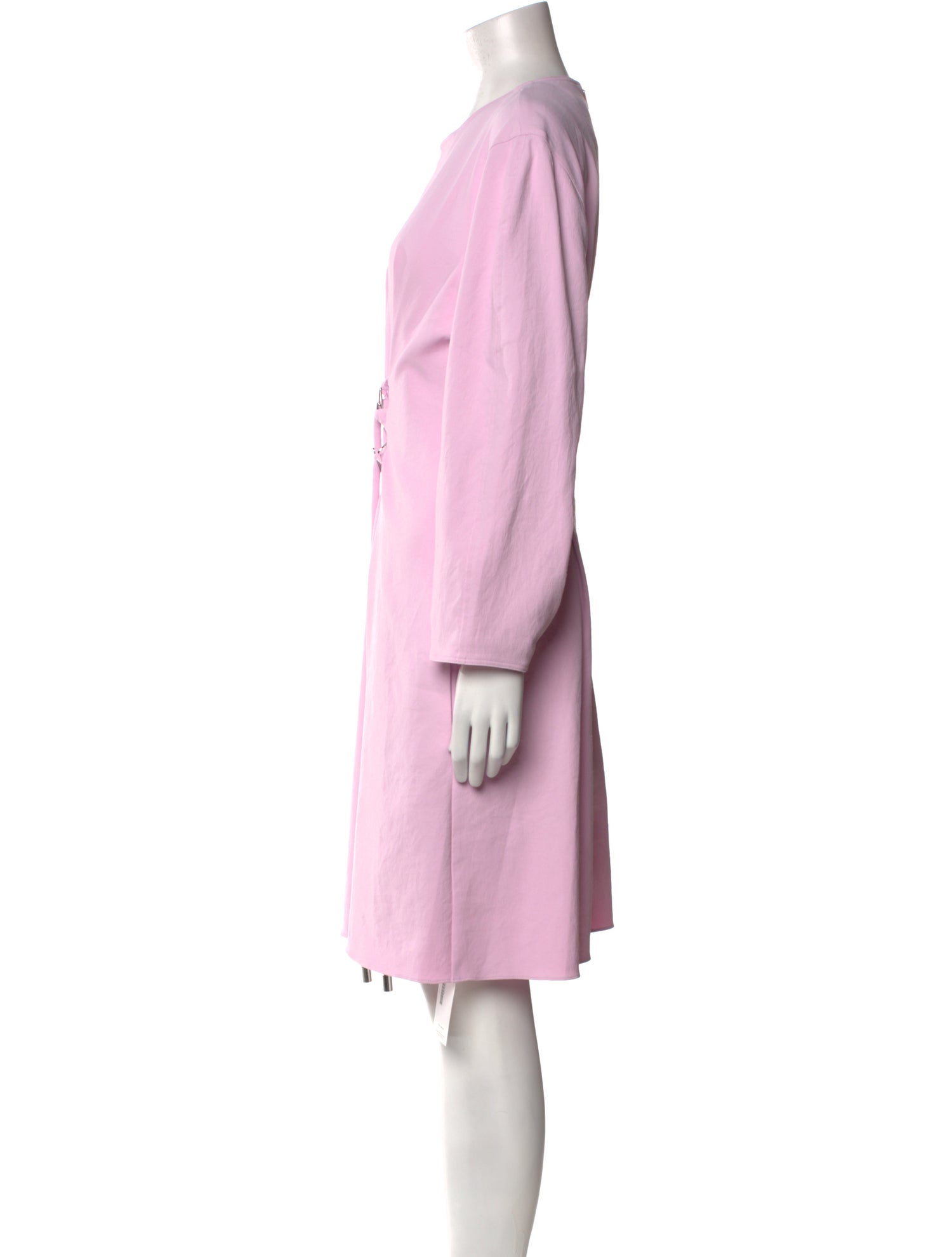 Tibi Crew Neck Knee-Length Dress