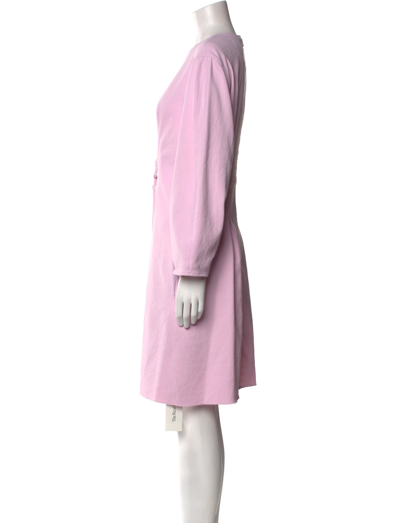 Tibi Crew Neck Knee-Length Dress