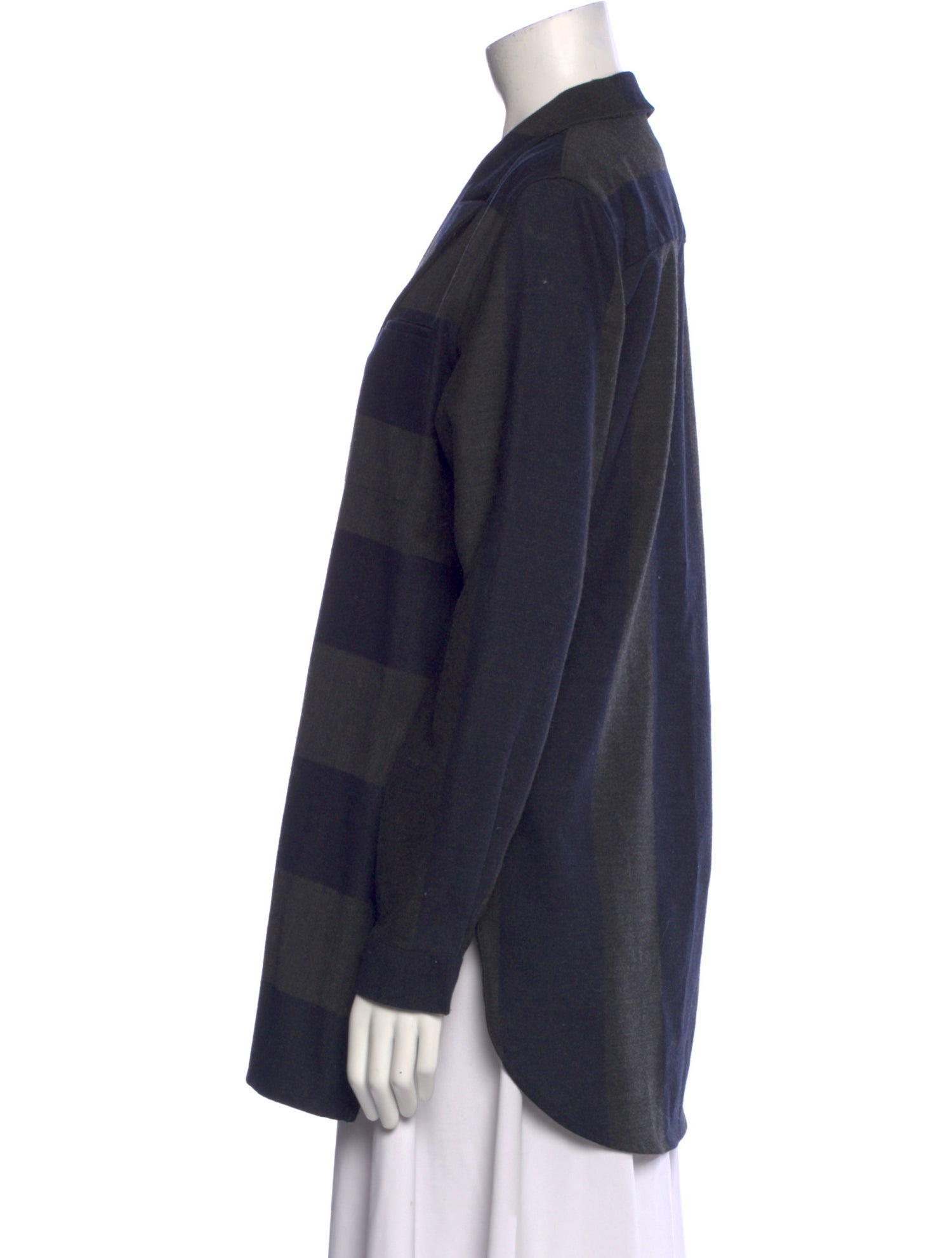 Tibi Plaid Print Coat