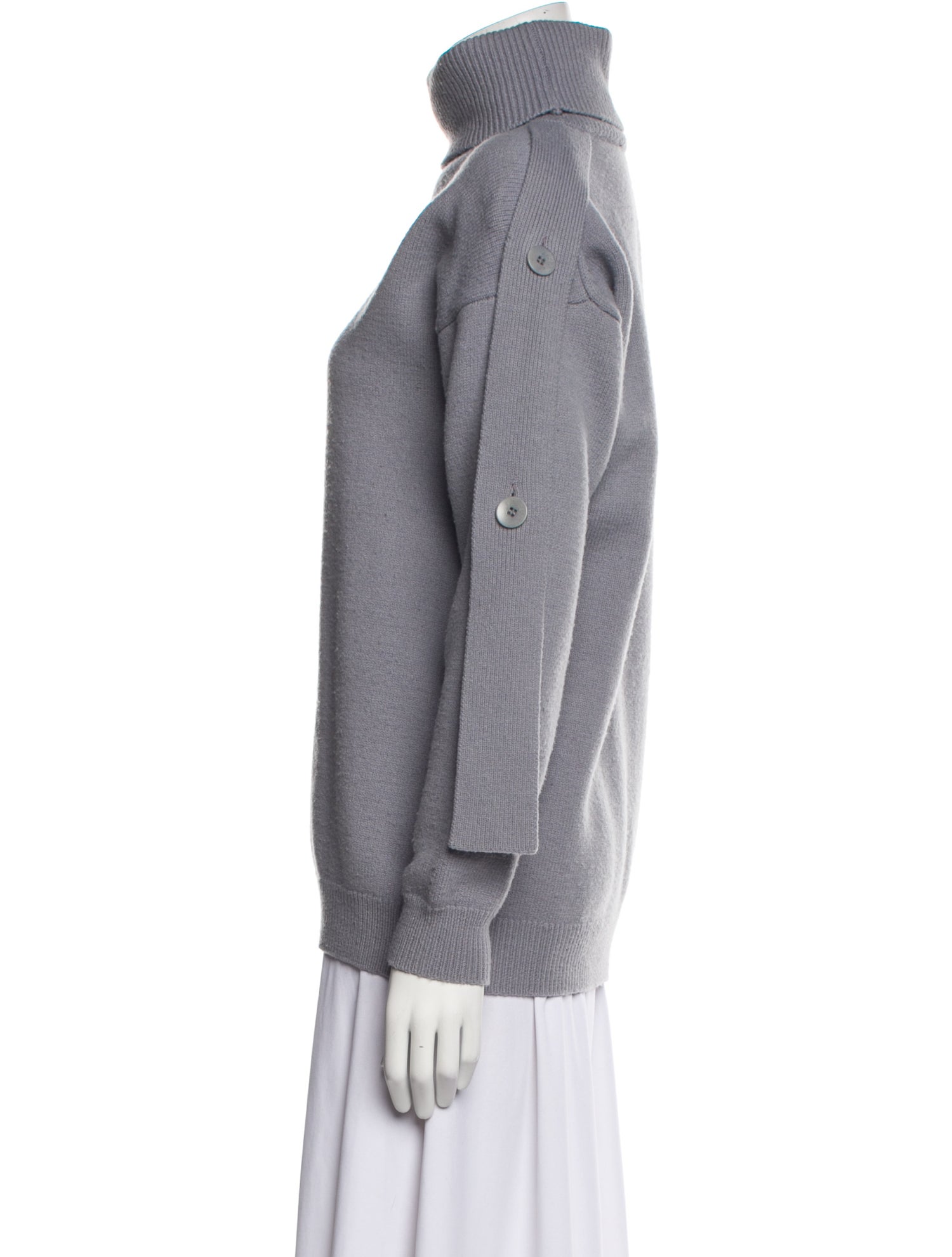 Tibi Wool Turtleneck Sweater