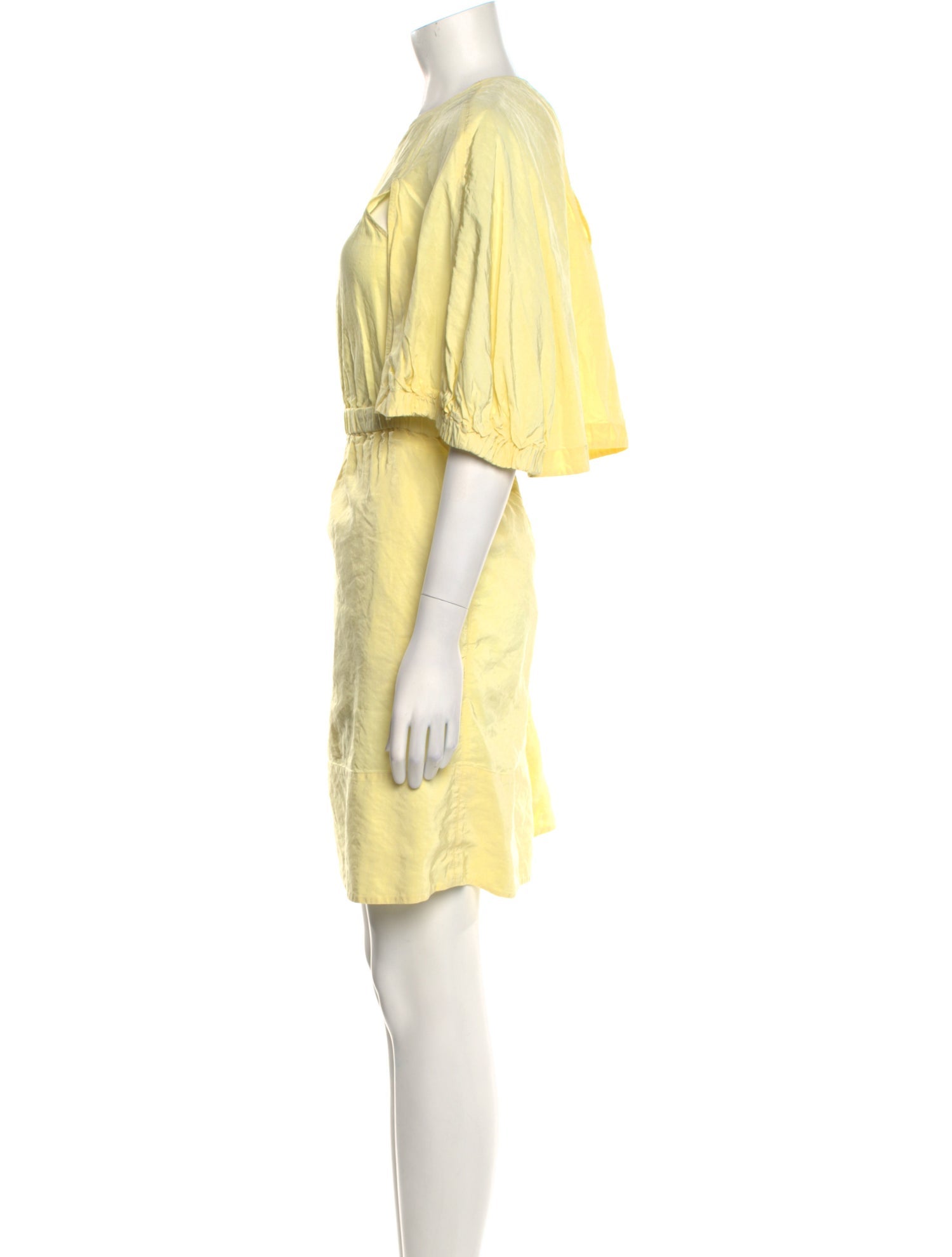 Tibi Crew Neck Knee-Length Dress