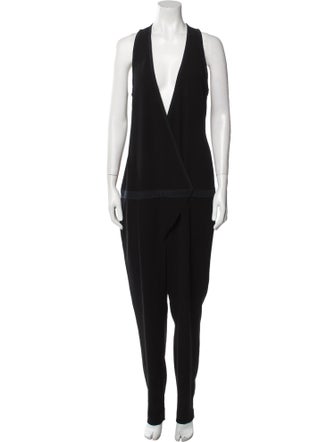Tibi Plunge Neckline Jumpsuit